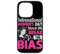 International Women's Day March 8th Break The Bias Case for iPhone 14 Pro