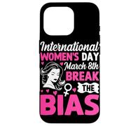 International Women's Day March 8th Break The Bias Case for iPhone 16 Pro