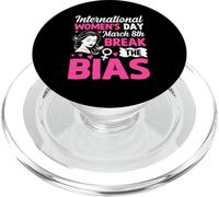 International Women's Day March 8th Break The Bias PopSockets PopGrip for MagSafe