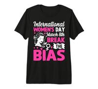 International Women's Day March 8th Break The Bias Premium T-Shirt