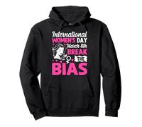 International Women's Day March 8th Break The Bias Pullover Hoodie