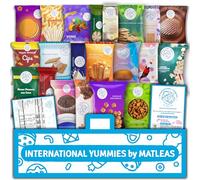 International Yummies by Matleas Maxi Snack Box | Premium Exotic eign Snacks Unique Food Gifts Included Try Extraordinary Turkish Candies from Around the World 21 Full-Size Snacks, Mini, 21.0 count