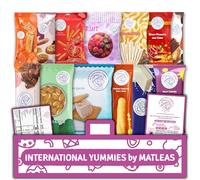 International Yummies by Matleas Midi Snack Box | Premium Exotic Foreign Snacks Unique Food Gifts Included Try Extraordinary Turkish Candies from Around the World 13 Full-Size Snacks, 13.0 count