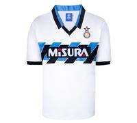 Score Draw Internazionale Away Shirt 1990/1991 Mens - White XL