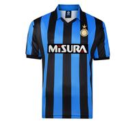 Score Draw Internazionale 1990 Home Shirt Blue/Black X-Large