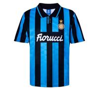 Score Draw Internazionale Home Shirt 1992 Adults - Blue S