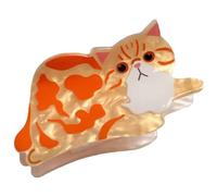 Internet Celebrities Photography Ponytail Hair Claw Clip Cartoon Cat/Dog Shape Catching for Teens Braids Ponytail Jaw Clip for Large Colorful Variety