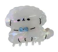 Internet Celebrity Taking Photo Ponytail Hair Claw With Cartoon Dogs Shape Hair Catch For Teens Braids Ponytail Holder