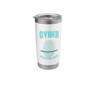 Internet Computer Programmer Cyber Security in Our DNA Stainless Steel Insulated Tumbler