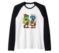 Internet Memes 6 and 7 Six Seven Alpha Aura Energy Autumn Raglan Baseball Tee