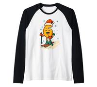 Internet Memes 6 and 7 Six Seven Alpha Aura Energy Skiing Raglan Baseball Tee