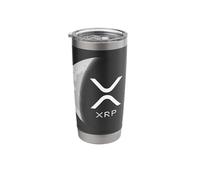 Internet Money Cryptocurrency Ripple XRP Moon Stainless Steel Insulated Tumbler