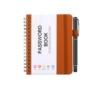 Internet Password Keeper - A6 Address Book, Address Organizer Log Notebook, Portable Organizer with Alphabetical Tabs | Password Book for Website Login Email Account Secure Storage Home Office Use