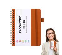 Internet Password Keeper, Portable Record Books Address Books, Easy Access Compact A6 Address Organizer Password Book for Efficient Management