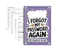 Internet Password Log - Security Register, Hardback Record Manual for Website Access, Entry Index with Alphabetical Tabs, Personal Assistant, Credential Manager for Home Use, Public and Life