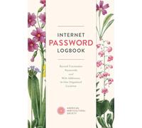 Internet Password Logbook (American Horticultural Society)