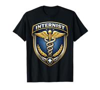Internist Medical Doctor Internal General Medicine Caduceus T-Shirt