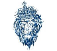 INTEROOKIE Herbal tattoo sticker Men's eagle tiger dragon pistol element water transfer simulation to maintain 15 days of gradual tattoo sticker (GZ-604)