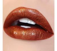 INTEROOKIE Makeup Metal Liquid Lipstick Lip Color Makeup Pearlescent Non Staying Cup Lip Glaze (08#LOVE BRONZE)