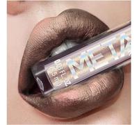 INTEROOKIE Waterproof Lipstick - Long Lasting Metallic Lip Color and Glaze Non-Fading Metal Lip Color and Glaze for Lasting Wear (NOBLE GREY)