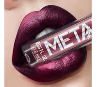 INTEROOKIE Waterproof Lipstick - Long Lasting Metallic Lip Color and Glaze Non-Fading Metal Lip Color and Glaze for Lasting Wear (CLARET)