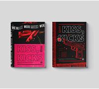 Interpark WEKI MEKI - KISS, KICKS [KISS+KICKS ver. SET] (1st Single Album) 2CD+Photobook+2Photocards+2Folded Posters