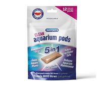 Interpet Clean Aquarium Pods – Makes Tapwater Safe, Bioactivates Filters, Eats Sludge – 12 Pack