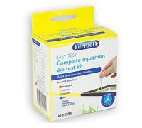 Interpet Easy Complete Aquarium Fish Tank Dip Test Kit Strips, Tests for Ammonia, Nitrite, Nitrate, pH, Water Hardness