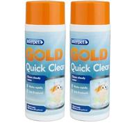 Interpet Gold Quick Clear for Goldfish Bowls, Fish Tanks, Aquariums, clears cloudy water, 125ml (Pack of 2)