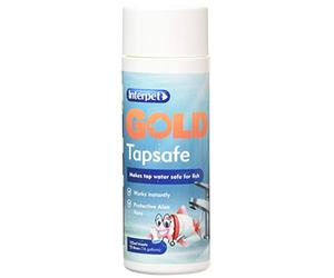 Interpet Gold Tapsafe for Goldfish Bowls, Fish Tanks, Aquariums, makes tapwater safe, 125ml
