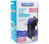 Interpet Internal Aquarium Fish Tank Mini Power Filter, Cleans Water, PF