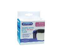 Interpet Monthly Service Kit for Interpet PF Mini Aquarium Power Filter, floss and carbon bonded replacement foams (Pack of 3),Small