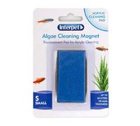 Interpet Replacement Black Pad for the Fish Tank Algae Cleaning Magnet, For Glass Aquarium Fish Tanks, Fits Size Medium Magnet