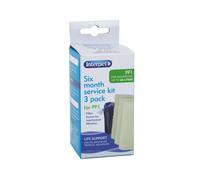 Interpet Replacement Plain Foams for the PF1 Power Filter, 6 Month (3