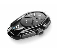 INTERPHONE Cellularline SPORT | DOUBLE | Motorcycle Helmet Bluetooth Intercom, 4 Rider Conference at Max 1Km, 20 Hours Battery, Radio, Mp3, Gps, Waterproof IP67 - Universal.