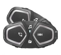 INTERPHONE Connect HD Dual Intercom for Motorcycle Helmet High Playback 40mm Pilot Use Distance 300m Autonomy 12 Hours Radio GPS TFT Waterproof IPX67