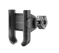 INTERPHONE - Crab 26 Essential Phone Holder for Mirror Stem and Sleeper for Scooters and Motorcycles with Quick Release, Adjustable Tilt, Safe for Use of Your Smartphone on the Go