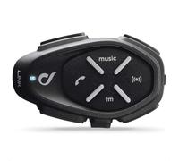 INTERPHONE LINK HD- Single Intercom Motorcycle Helmet Stereo Headset High Fidelity 40mm, Remote Control, Distance 300Mt, Working Time 20 hours, GPS, TFT,