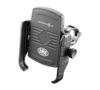 Interphone CellularLine SMMOTOWIRELESS - Universal Motorcycle Holder for Smartphone - Support with Wireless Charging.