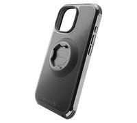 INTERPHONE Quiklox Modular System, Motorcycle Mobile Phone Holder, Dedicated iPhone 15 Pro Case Cover for Quiklox Handlebar or Mirror, Quick Release Hook