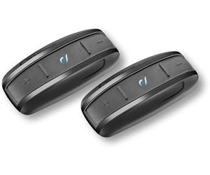 Interphone Shape Bluetooth Communication System Double Pack, black