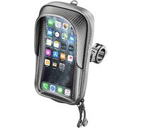 INTERPHONE SMMASTERPRO - Universal Motorcycle Case with Clamp Joint Bracket - Waterproof with Zip for Round Handlebars from 12 to 32 mm