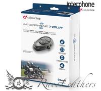 INTERPHONE TOUR SINGLE PACK BLUETOOTH MOTORCYCLE INTERCOM HEADSET PHONE GPS ETC