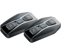 Interphone U-com 16 Bluetooth Communication System Double Pack, black