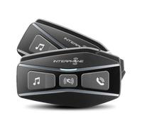 Interphone U-com 16 Bluetooth Communication System Double Pack, black