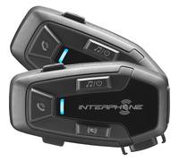 Interphone Ucom 7R Bluetooth Intercommunication System Black - Twin Pack