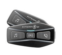 Interphone UCOM4 Motorcycle Helmet Bluetooth Universal Intercom - Twin Pack