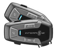 INTERPHONE UCOM6R TWIN PACK BLUETOOTH MOTORCYCLE BIKE HELMET INTERCOM HEADSET
