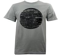 Interpol Band Wood Logo Men T Shirt Grey XL