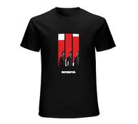 Interpol T-Shirt Unisex Gift Men's Black Tees XL